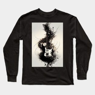 B&W Guitar Dreams Long Sleeve T-Shirt